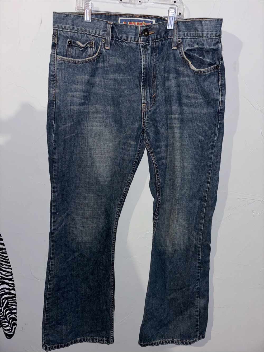 Vintage Men's Levi’s Blue Denim Jeans - Classic Straight Fit